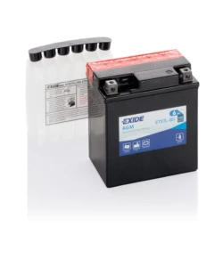 BATTERIA PER MOTO EXIDE AMG ETX7L-BS 6AH SPUNTO 100 - L115 x H130 x P70.